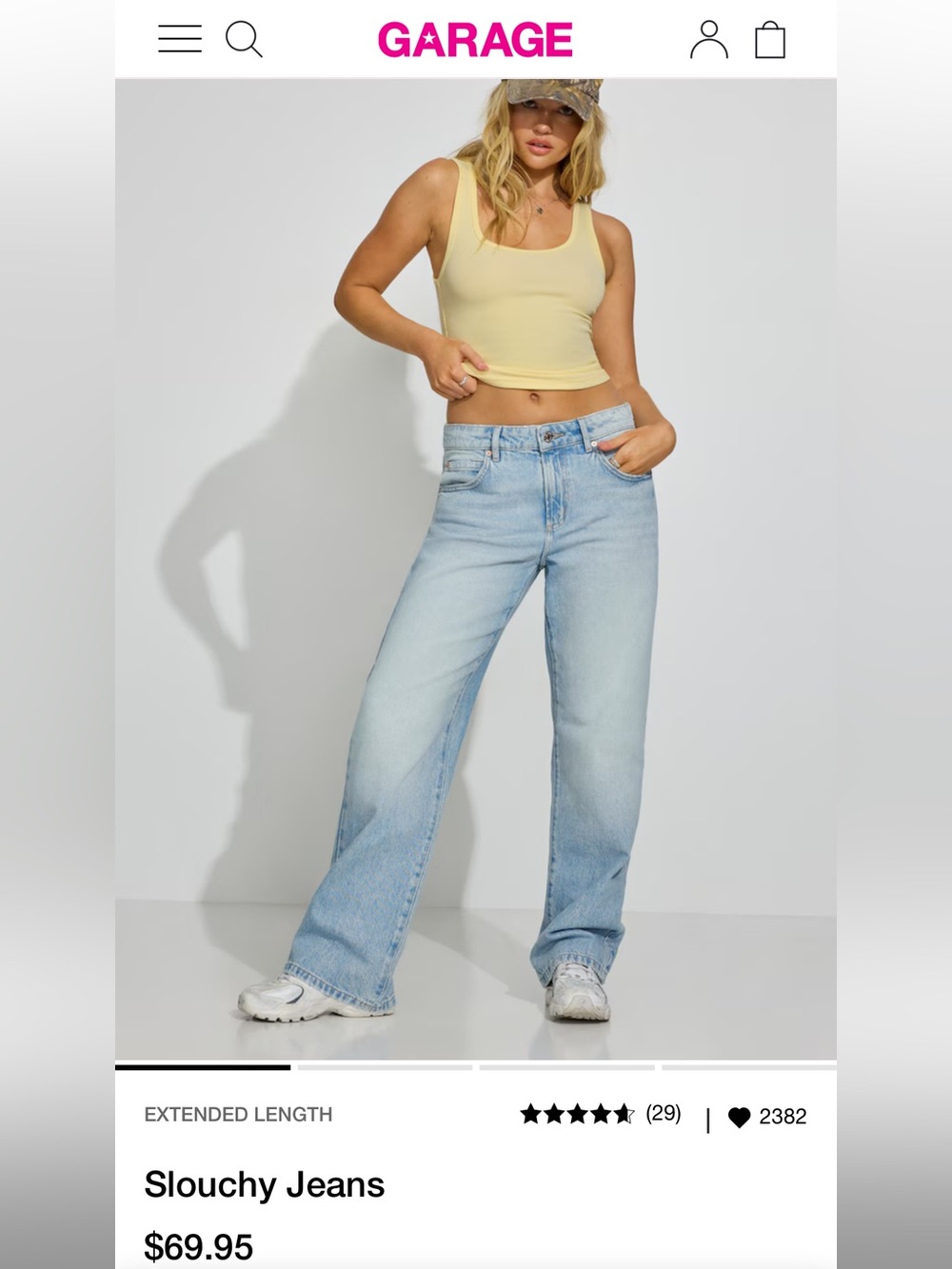 Garage Slouchy Jeans